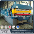 Newest design metal decking double roll forming machine double layer roof roll forming machine